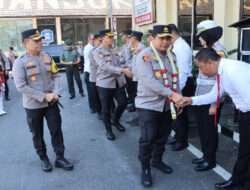 Berikan Motivasi Personel di Jajaran, Kapolda Jatim Kunjungi Polres Nganjuk