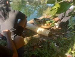 Hikmadnya Larung Saji di Seputar Waduk Barata Jaya dan di Sungai Jagir