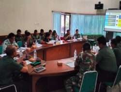 Mayor Inf Iman Pimpin Sidang UKP Bintara Dan Tamtama Kodim 0728/Wonogiri