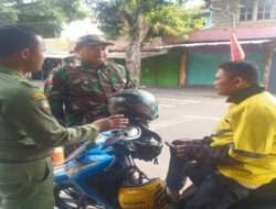 Driver Ojek Online (Gojek) Jadi Sasaran Komsos Babinsa Kelurahan Sondakan