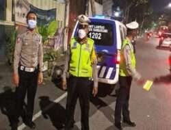 Gelar Patroli Blue light Malam Hingga Dinihari