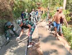 Melalui Program TMMD Ke-117 Kodim 0801/Pacitan Berkomitmen Tingkatkan Pembangunan Berkelanjutan