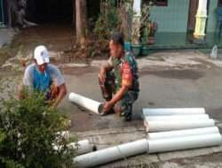 Babinsa Koramil Sambi, Pelopori Normalisasi Saluran Air