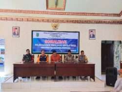 Babinsa Nglebo Hadiri Kegiatan Sosialisasi Pemilihan Kepala Desa