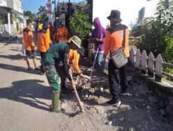 Pantang Kendur di Hari Libur, Satgas TMMD Gandeng Warga Tetap Kerja Bakti