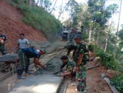 Peran TNI Dalam Program TMMD Ke-117 Kodim 0801/Pacitan Sudah Tak Diragukan Lagi