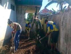 Koramil Maron Bantu Renovasi Rumah Warga Binaan