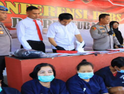 Polres Tuban Berhasil Ungkap TPPO, Lima Tersangka Mucikari Diamankan