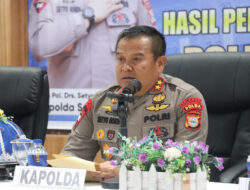 Kapolda Sulsel Pimpin Press Release hasil Operasi Patuh Pallawa 2023