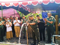 Dandim 0728/Wonogiri Resmikan Fasilitas Air Bersih Program TNI-AD Dan Pencanangan Penurunan Stunting di Pracimantoro