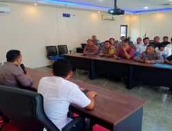 Polres Gresik Gelar Pembinaan Etika Profesi dan Sosialisasi Perpol No 7 Tahun 2023 di Polsek Driyorejo