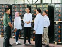 Dirut PT Pindad Abraham Mose Terima Kunjungan Presiden Jokowi beserta Menteri BUMN dan Menhan