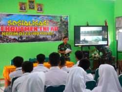 TMMD Sengkuyung Kodim Boyolali Berikan Materi Wasbang dan Penerimaan Prajurit TNI