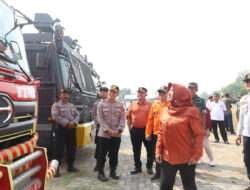 Antisipasi Karhutla, Polres Mojokerto bersama Forkopimda Mojokerto Siagakan Personel Gabungan