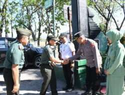 Dandim 0802/Ponorogo Lakukan Kunjungan Kerja Sekaligus Bakti Sosial