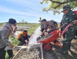 Guna Permuda Mengangkut Hasil Panen, Ini Yang Dilakukan Babinsa Bersama Warga
