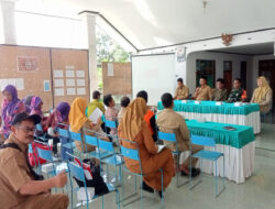 Babinsa Sidokerto Hadiri Kegiatan Rakor Program Rumah Desa Sehat