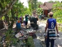 Babinsa Melaksanakan Kerja Bakti Membantu Percepatan Pembangunan Diwilayah Binaan