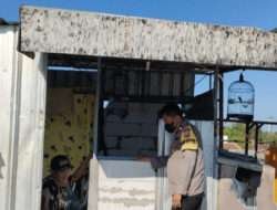 Aiptu Agus Melaksanakan Patroli Sambang Warga dan Memberikan Penyuluhan Kamtibmas