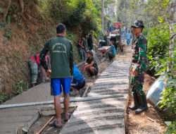 TMMD Ke-117 Kodim 0801/Pacitan, Anggota Satgas Tinggal Dan Menetap Bersama Warga