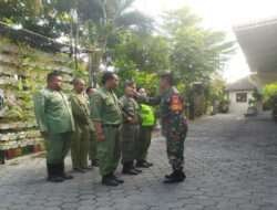 Begini Cara Babinsa Purwodiningratan Dalam Meningkatkan Kedisiplinan Linmas