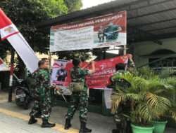 Semarakan HUT Kemerdekaan RI Ke-78, Koramil 04/Jebres Kobarkan Semangat Lakukan Pengecetan dan Pembersihan