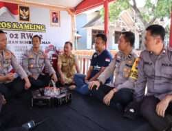 Polres Probolinggo Kota Serahkan Bantuan Peralatan Pos Kamling Untuk Harkamtibmas