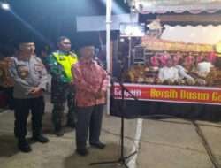 Wakili Danramil, Kopka Prihatin Hadiri Bersih Dusun di Wilayah Binaan