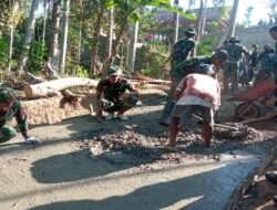 Semangat Kemanunggalan TNI Rakyat, TMMD 117 Kodim 0801/Pacitan Selesai Tepat Waktu.