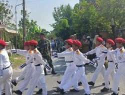 Pastikan Pengamanan Perlombaan Gerak Jalan HUT RI Ke-78.Ini Yang Di Lakukan Koramil 0812/04 Tikung