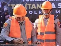 Kapolda Jatim Tanda Tangani Prasasti dan Peletakan Batu Pertama Pembangunan Gedung TS Polres Madiun