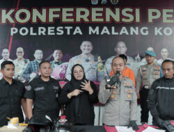 Polresta Malang Kota Berhasil Amankan Pelaku Curanmor Bersajam Beraksi di 20 TKP