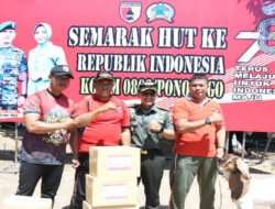 Kodim 0802/Ponorogo Gelar Perlombaan dan Bazar Semarakkan HUT ke 78 Kemerdekaan RI Tahun 2023