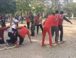 Meriahnya Perlombaan Menyambut HUT Kemerdekaan RI Ke-78 Digelar Babinsa Kepatihan Kulon Bersama Perangkat Kelurahan