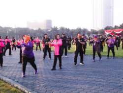 Peringati Hari Jadi Polwan RI ke-75, Polda Jatim gelar Olahraga Bersama
