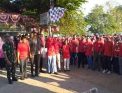 Rayakan Agustusan, Bamin Komsos Karangmalang Ikuti Jalan Sehat