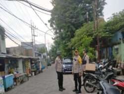Polisi Berpatroli Maraknya Perjudian Diwilayah Hukum Tambaksari