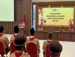 Ketua Kwarcab Lamongan Melepas Kontingen Raimuna Nasional XII 2023, Ini Pesannya