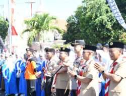 Dandim 0802/Ponorogo Hadiri Acara Pembukaan Lomba Defile Dalam Rangka HUT ke 62 Gerakan Pramuka Tahun 2023