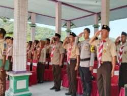 Momen Hari Pramuka, Babinsa Koramil 0801/09 Sudimoro Ajak Berkontribusi Kepada Bangsa