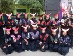 Semarak HUT Ke-78 RI, SMPM Jipat Karangasem Gelar Gerak Jalan Budaya