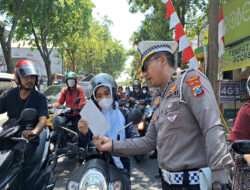 Satlantas Polres Gresik Bagikan Kumpulan Soal Ujian Teori SIM dalam bentuk Barcode