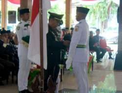 Pasukan Pengibar Bendera Kabupaten Wonogiri Resmi Dikukuhkan, Ini Harapan Dandim