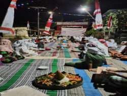 Masyarakat Dusun Sumur Juwet Adakan Tasyakuran Malam 17-an