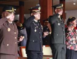 Dandim 0806/Trenggalek Bersama Forkopimda Hadiri Upacara Bendera Peringatan HUT Ke-78 Kemerdekaan Republik Indonesia