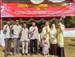 Pemuda Muhammadiyah dan Nasyiatul Aisyiyah Babat, Hadiri Upacara Peringatan HUT Ke-78 RI