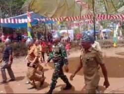 Babinsa Rejosari Turut Meriahkan Lomba 17 An di Desa Binaan