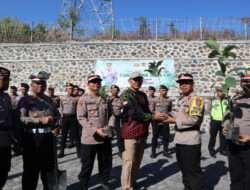 Polres Situbondo Peduli Lingkungan, Tanam Ratusan Pohon Untuk Penghijauan