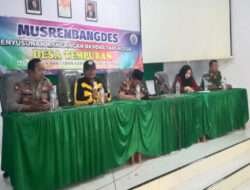 Koramil Bantaran Kawal Musdes Wilayah Binaan