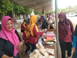 Peringati HUT Kemerdekaan RI Ke-78, Babinsa Karangasem Pantau Pelaksanaan Bazar di Wilayah Binaan